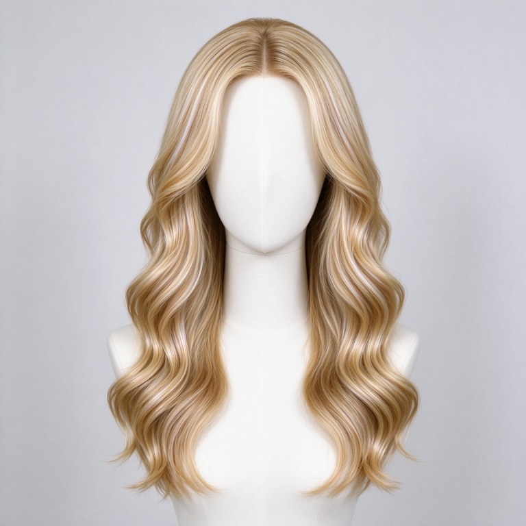 Golden Balayage Wave