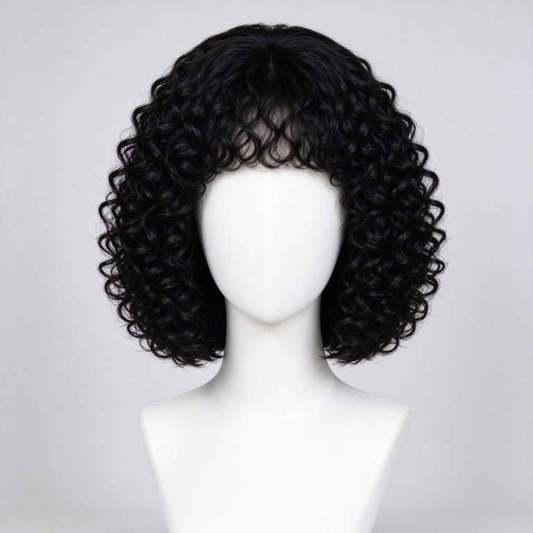 Curly Bob Noir