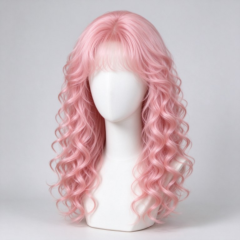 Pastel Pink Curls