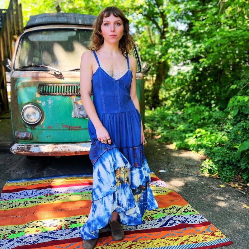 Tiered & Layered Tye Dye Maxi Dress